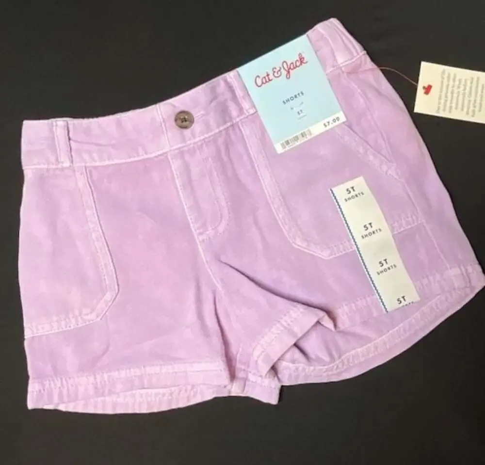 Cat & Jack Toddler Girls Multi Stripe Skort Size 5T